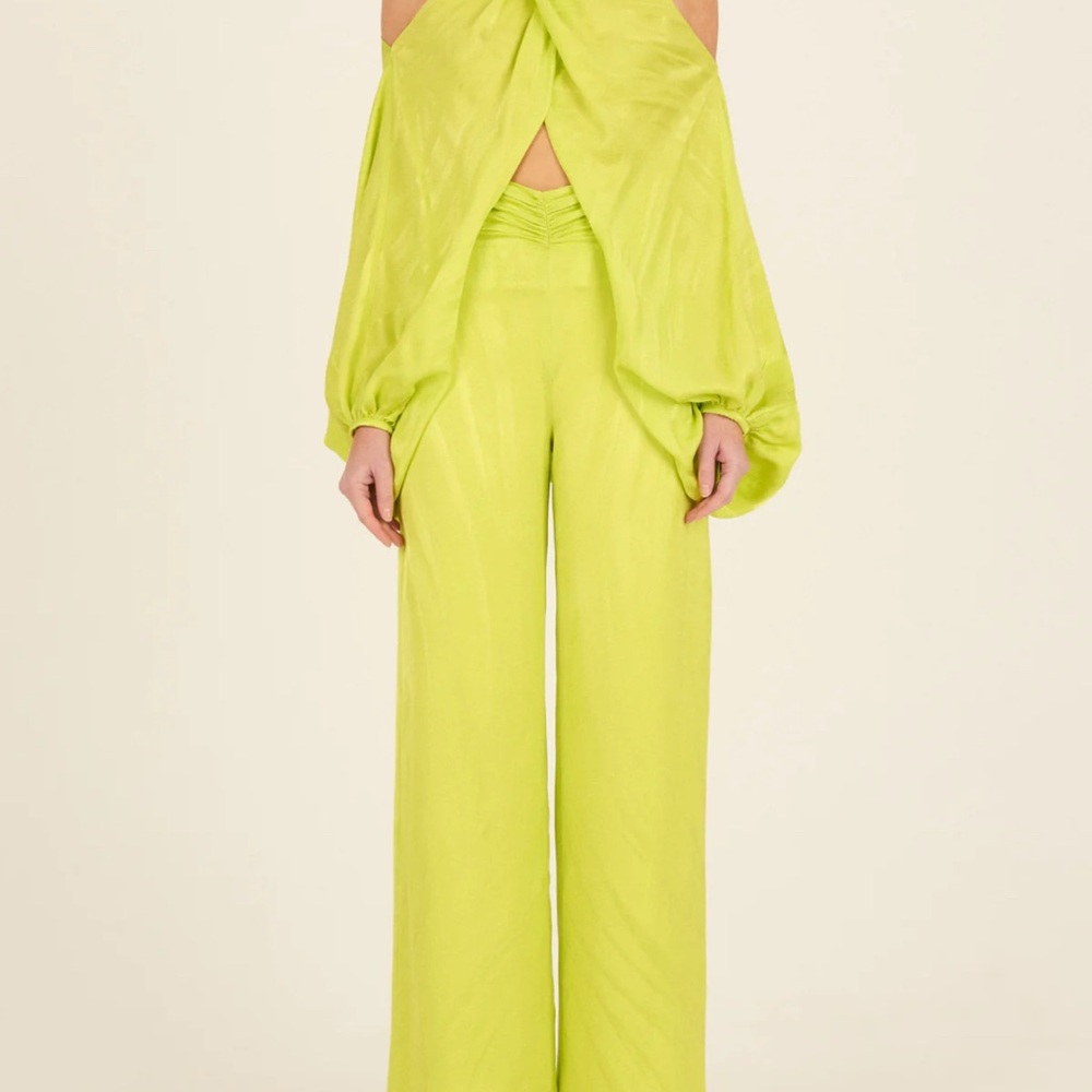 💚💛 NWT Silvia Tcherassi Casey VerdeLime Pants